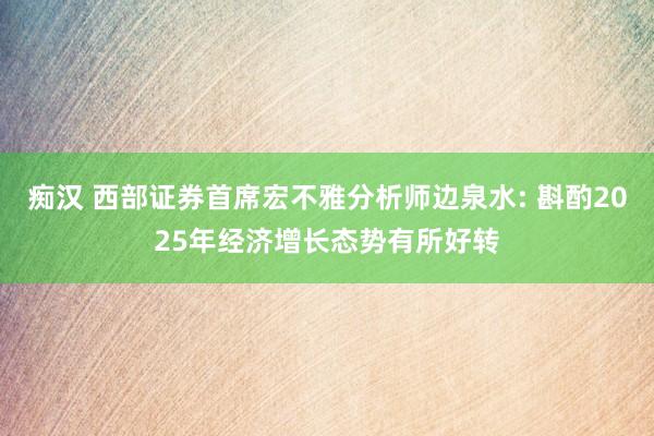 痴汉 西部证券首席宏不雅分析师边泉水: 斟酌2025年经济增长态势有所好转