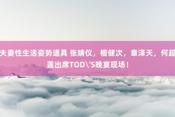 夫妻性生活姿势道具 张婧仪，檀健次，章泽天，何超莲出席TOD'S晚宴现场！